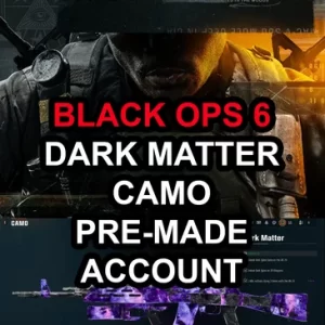 Call of Duty Black Ops 6 (BO6): Dark Matter Camo Unlock (PRE-MADE ACCOUNT) (33 or 37 Guns)